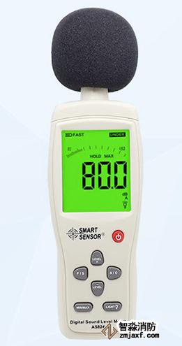 數(shù)字聲級(jí)計(jì)量程：30dB～130dB；精度：1.5dB